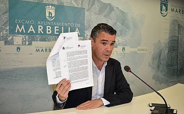 José Bernal durante su comparecencia de ayer. 