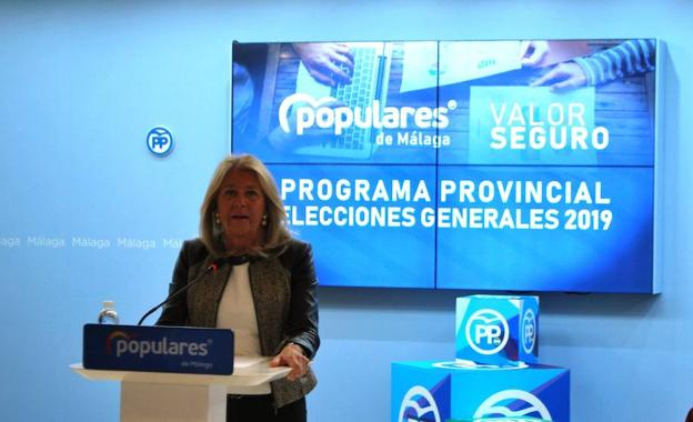 Ángeles Muñoz aplaude la admisión del recurso y acusa al PSOE de querer «hacer caja» con Marbella 