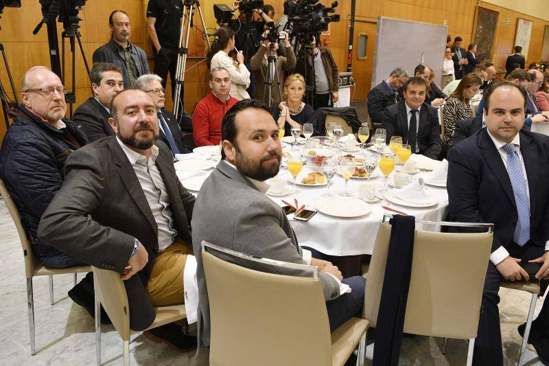 El presidente de la Junta de Andalucía, protagonista del encuentro en el Hotel NH Málaga