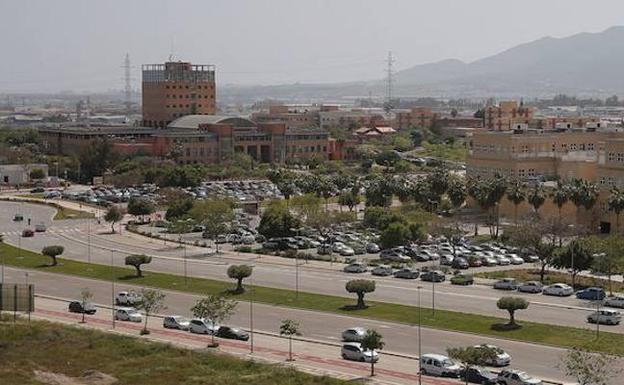 Vista parcial del campus de Teatinos de la Universidad de Málaga. 
