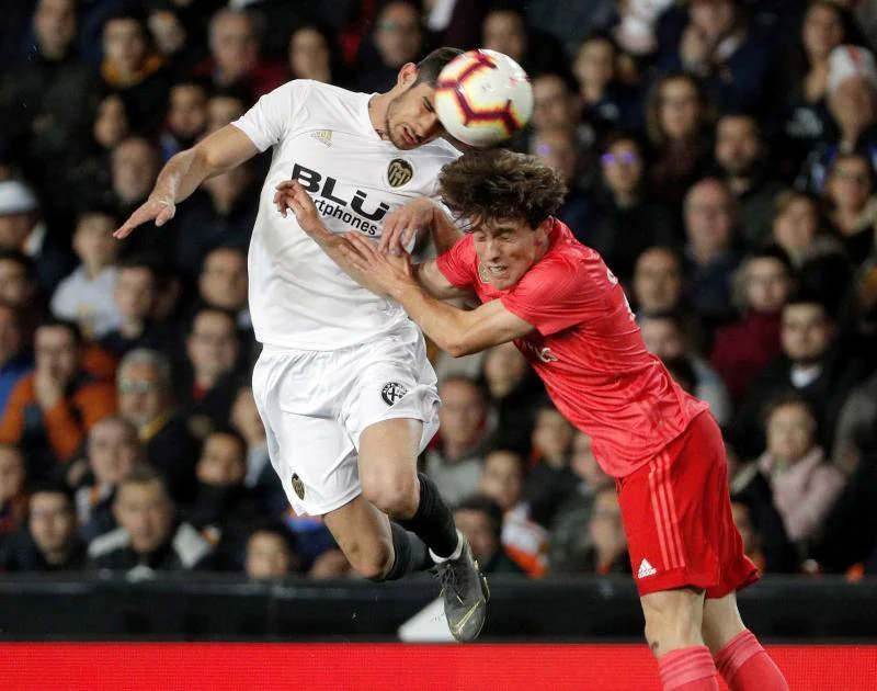 El Valencia y el Real Madrid se enfrentaron en Mestalla en la 30ª jornada de Liga.