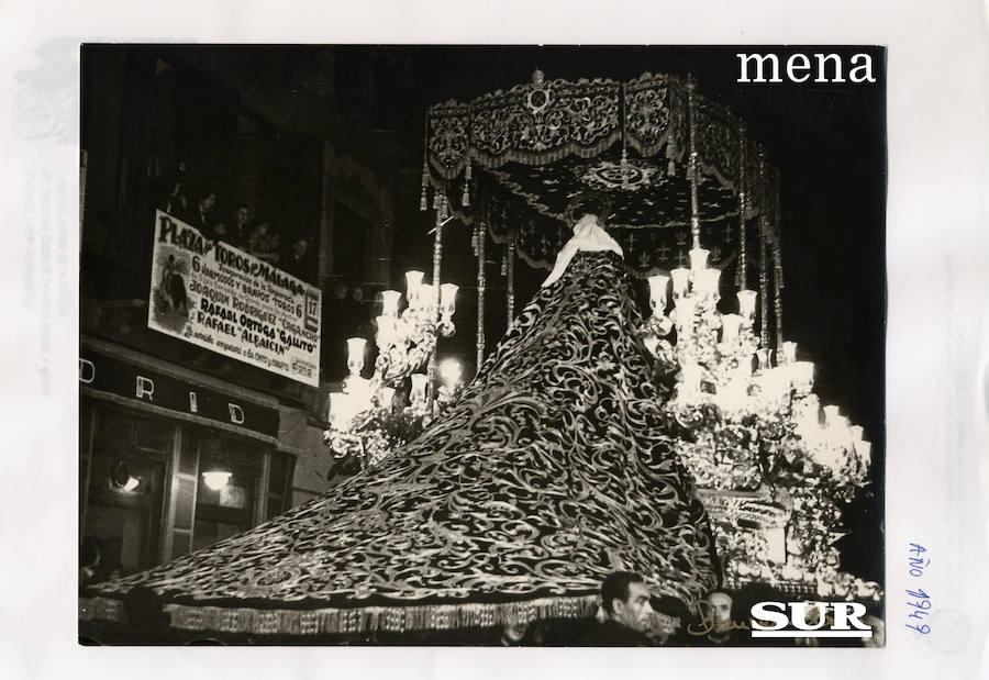 Año 1949, trono de la Virgen