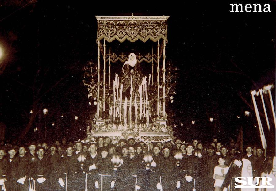 Fotos: Momentos históricos de la Congregación de Mena: el Cristo de la Buena Muerte, la Soledad Coronada y su nexo con La Legión