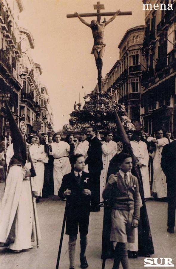 Fotos: Momentos históricos de la Congregación de Mena: el Cristo de la Buena Muerte, la Soledad Coronada y su nexo con La Legión