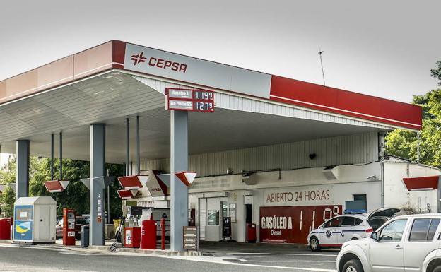 Gasolinera en el País Vasco. 