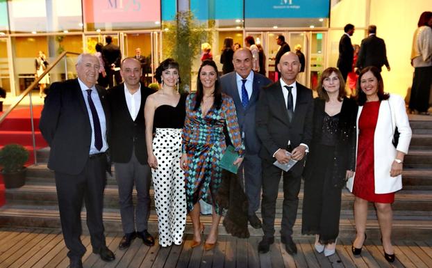 Antonio Díaz, Javier Moreno, Ana Belén Morales, Elena Cobos, Federico Beltrán, Cristóbal Jiménez, Cristina Cervantes y Ana Caballero.