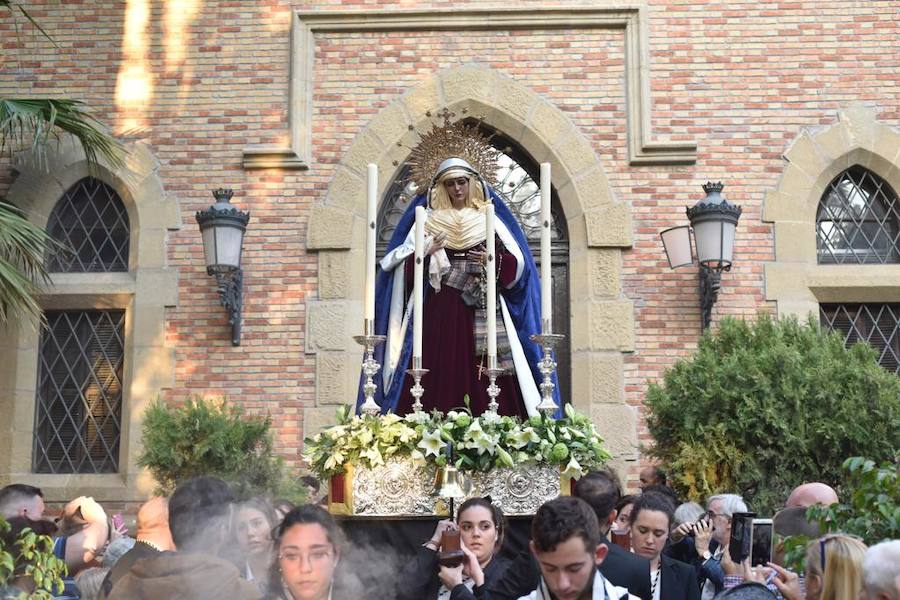 Traslado de los titulares de la cofradía del Descendimiento.