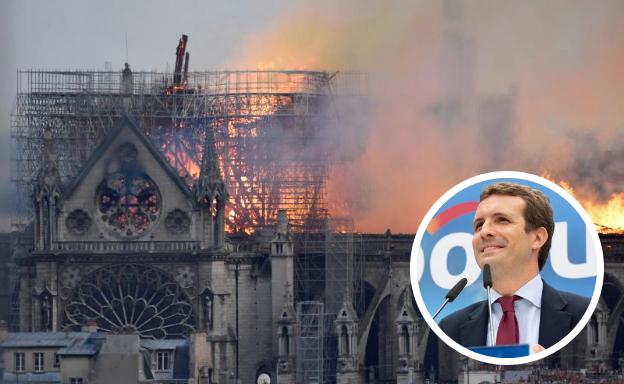 Casado y el símil de Notre Dame: «¡Evitemos que arda la prosperidad!»
