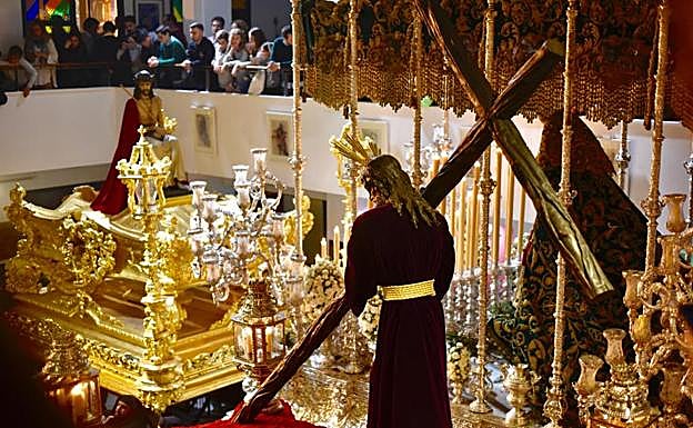 La procesión concluyó en la casa hermandad de los Estudiantes