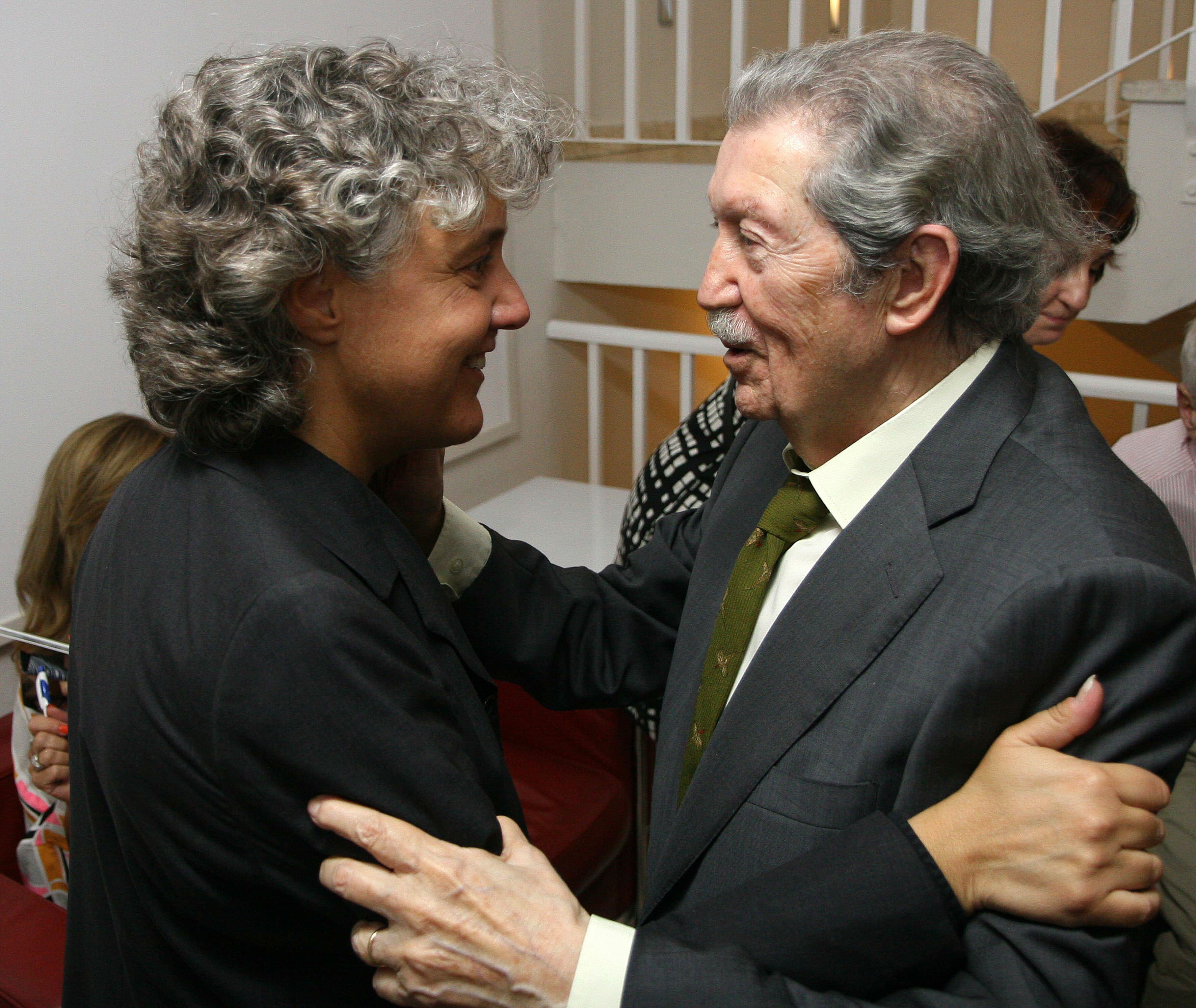 Manuel Alcántara con Mayte Martín.