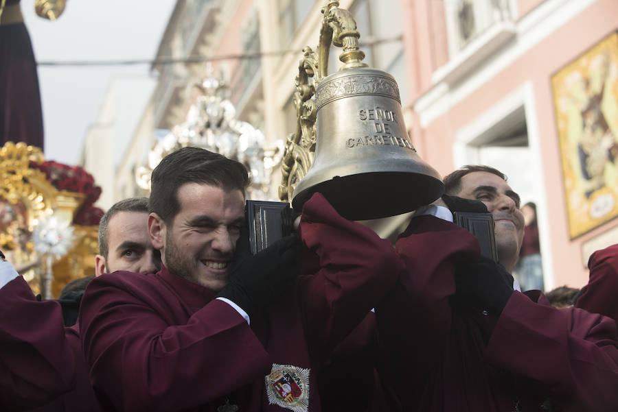 Las fotos de las cofradías del Jueves Santo: Sagrada Cena, Santa Cruz, Viñeros, Vera Cruz, Zamarrilla, Mena, Misericordia, Esperanza.