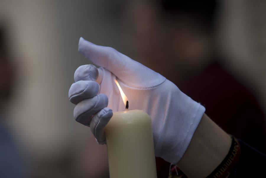 Las fotos de las cofradías del Jueves Santo: Sagrada Cena, Santa Cruz, Viñeros, Vera Cruz, Zamarrilla, Mena, Misericordia, Esperanza.