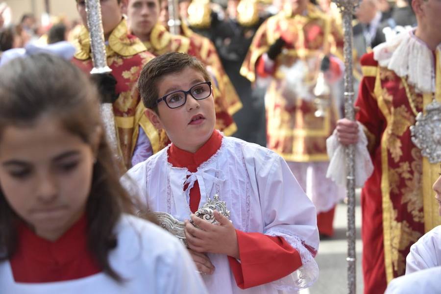 Los cortejos procesionales de Monte Calvario, Descendimiento, Dolores de San Juan, Amor, Traslado, Piedad, Sepulcro y Servitas