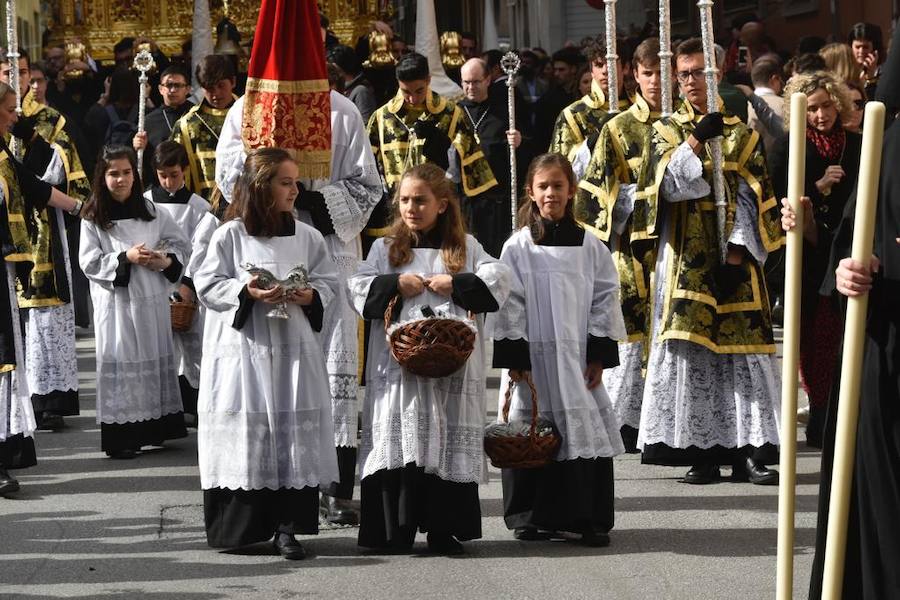 Los cortejos procesionales de Monte Calvario, Descendimiento, Dolores de San Juan, Amor, Traslado, Piedad, Sepulcro y Servitas