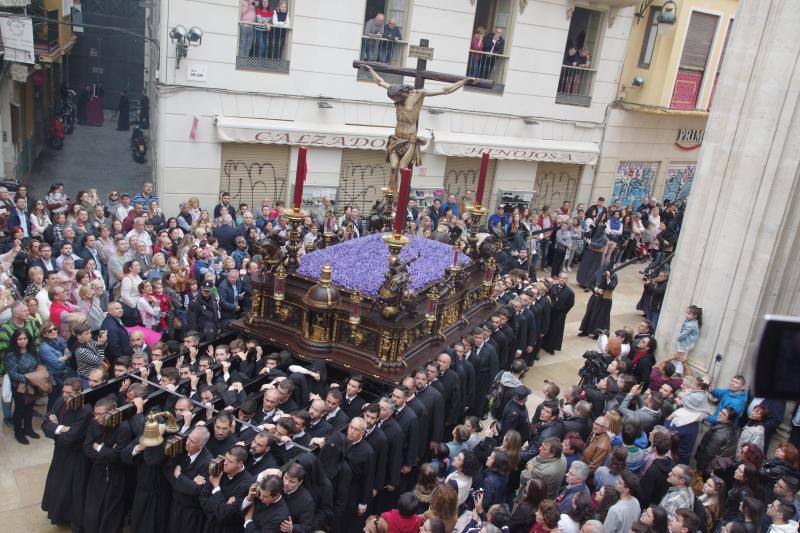 Los cortejos procesionales de Monte Calvario, Descendimiento, Dolores de San Juan, Amor, Traslado, Piedad, Sepulcro y Servitas