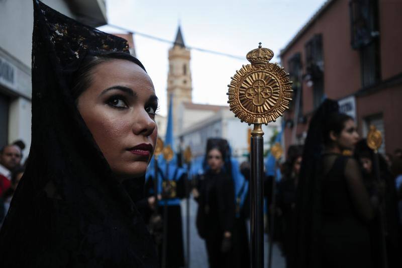 Los cortejos procesionales de Monte Calvario, Descendimiento, Dolores de San Juan, Amor, Traslado, Piedad, Sepulcro y Servitas