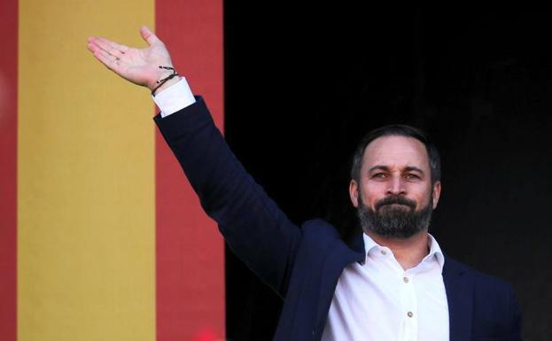 El líder de Vox, Santiago Abascal.