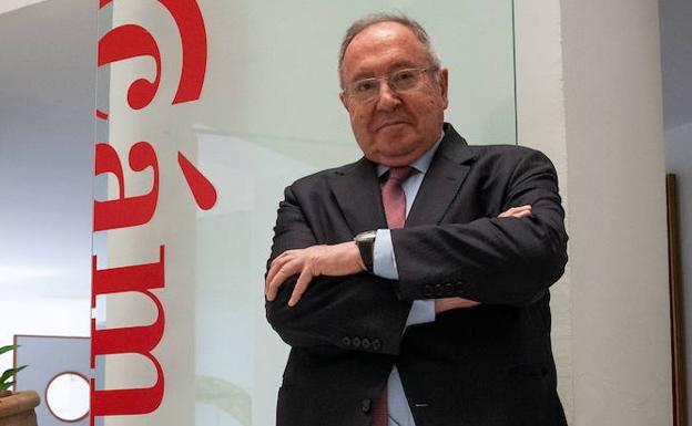 José Luis Bonet, en la Cámara de Comercio de Málaga. 