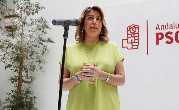 La secretaria general del PSOE-A, Susana Díaz. 