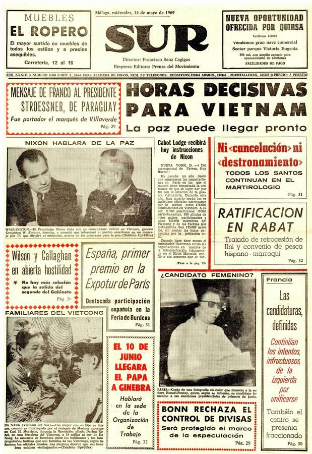 SUR hace 50 años | El periódico SUR del 14 de mayo de 1969