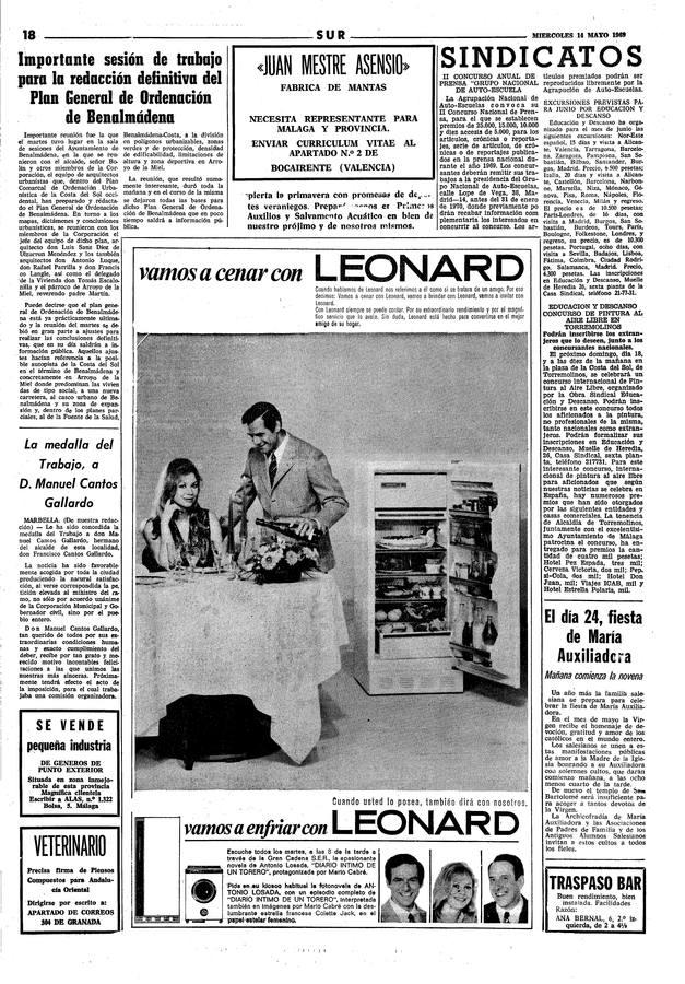 SUR hace 50 años | El periódico SUR del 14 de mayo de 1969