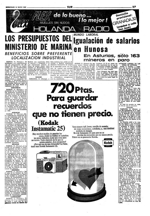 SUR hace 50 años | El periódico SUR del 14 de mayo de 1969