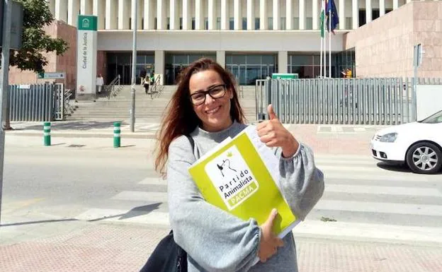 Eva Ramos será la candidata de PACMA a la Alcaldía de Málaga. 