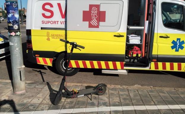 Dos patrullas de la Policía Local de Valencia se desplazaron al lugar 