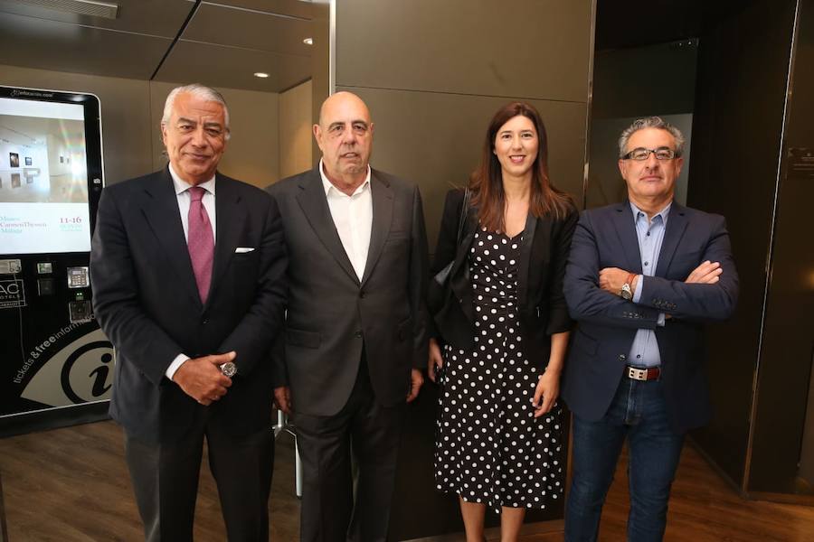 El consejero de Turismo, Regeneración, Justicia y Administración Local protagoniza el encuentro en el Hotel Málaga Palacio