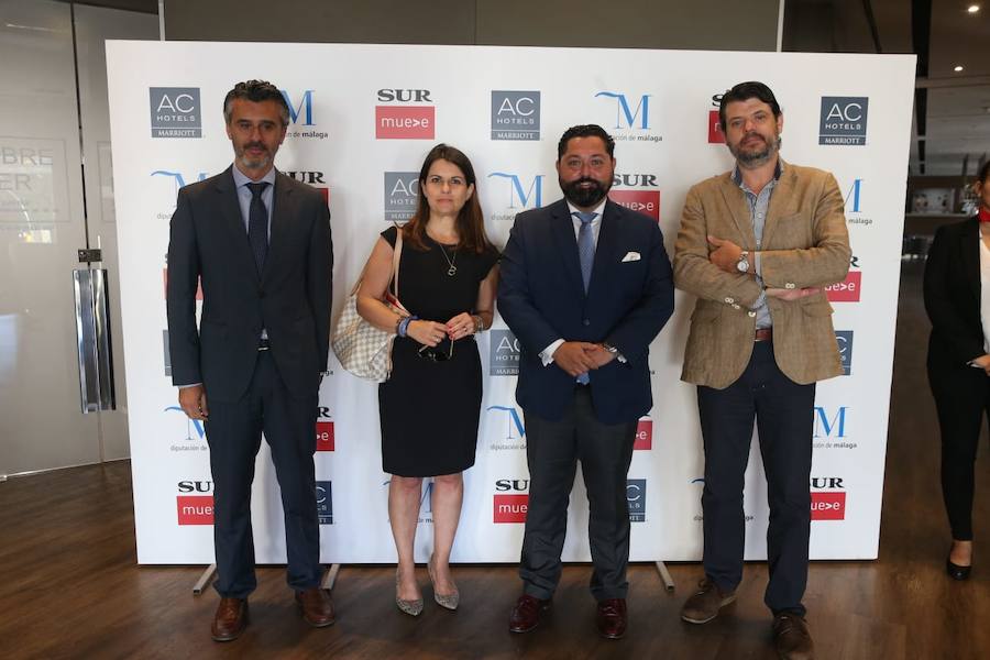 El consejero de Turismo, Regeneración, Justicia y Administración Local protagoniza el encuentro en el Hotel Málaga Palacio