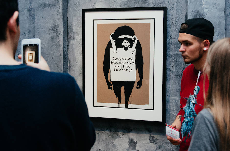 La Térmica estrenará el próximo día 24 de mayo 'Banksy. The art of protest', una exposición inédita en España en torno al enigmático artista callejero