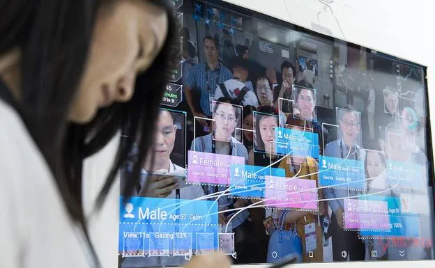 Identificación de personas en China mediante inteligencia artificial.