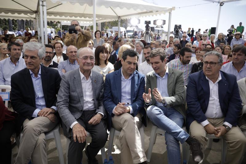 Fotos: Casado, Bendodo y Zoido arropan a De la Torre junto a Moreno Bonilla