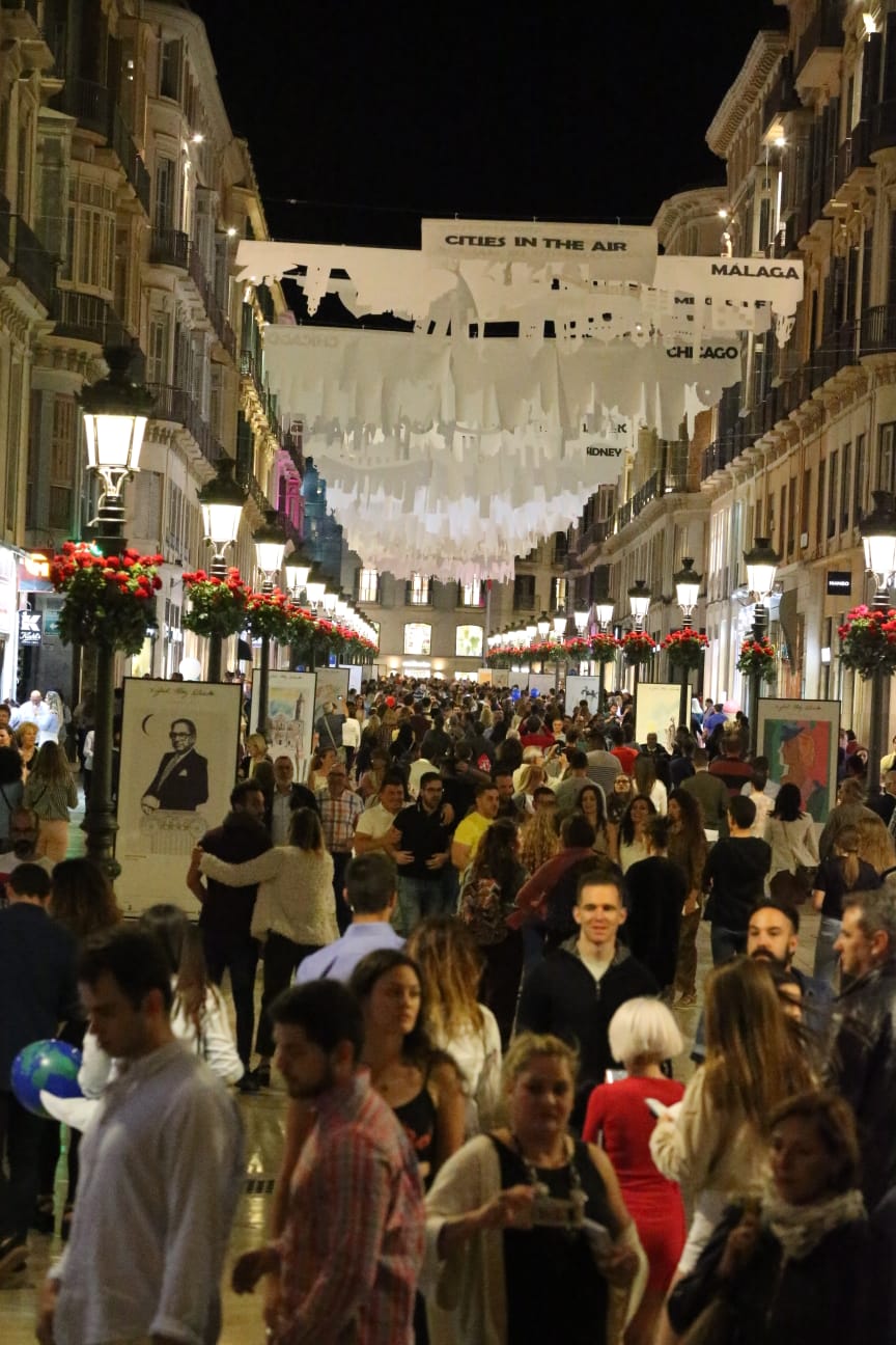 Fotos: Málaga se llena de cultura en La Noche en Blanco 2019