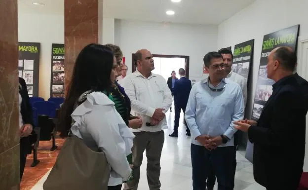 El presidente de Honduras, Juan Orlando Hernández, en La Mayora 