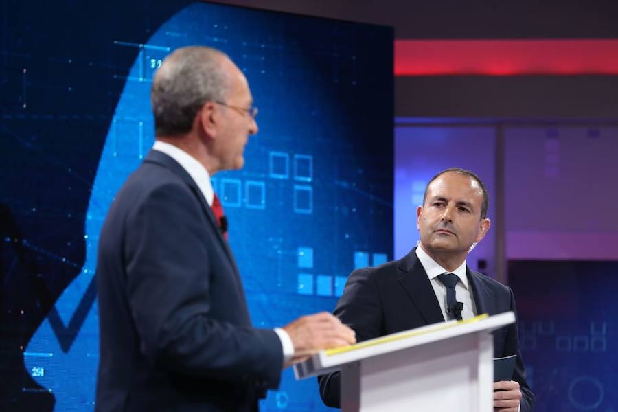 Los dos candidatos por Málaga participan en un debate organizado por 101 TV y Diario SUR