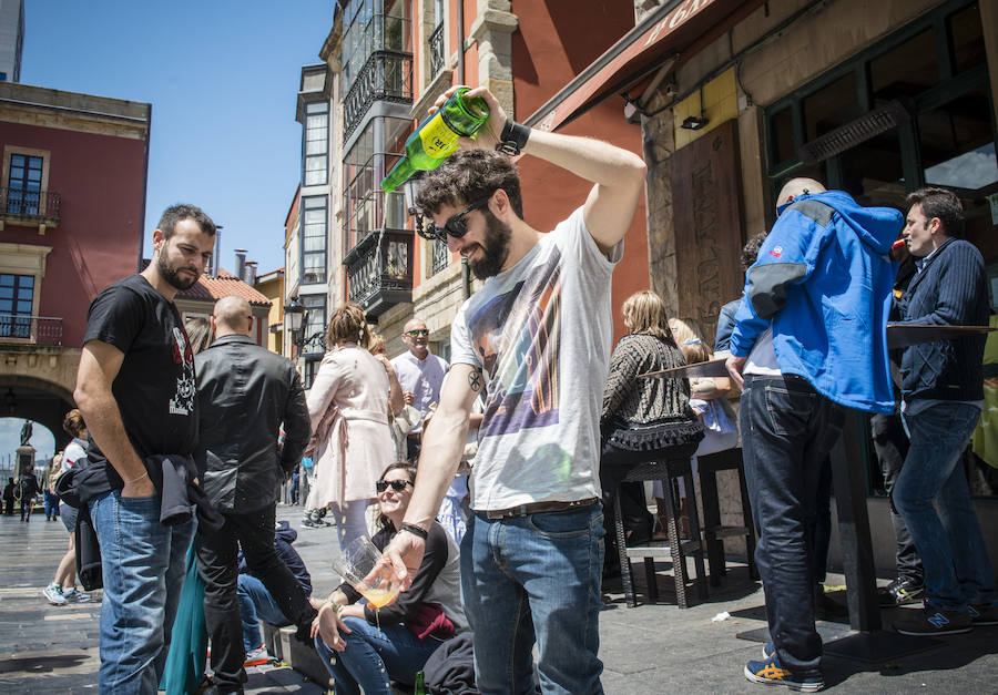 Terrazas de La Galaga, en Gijón.