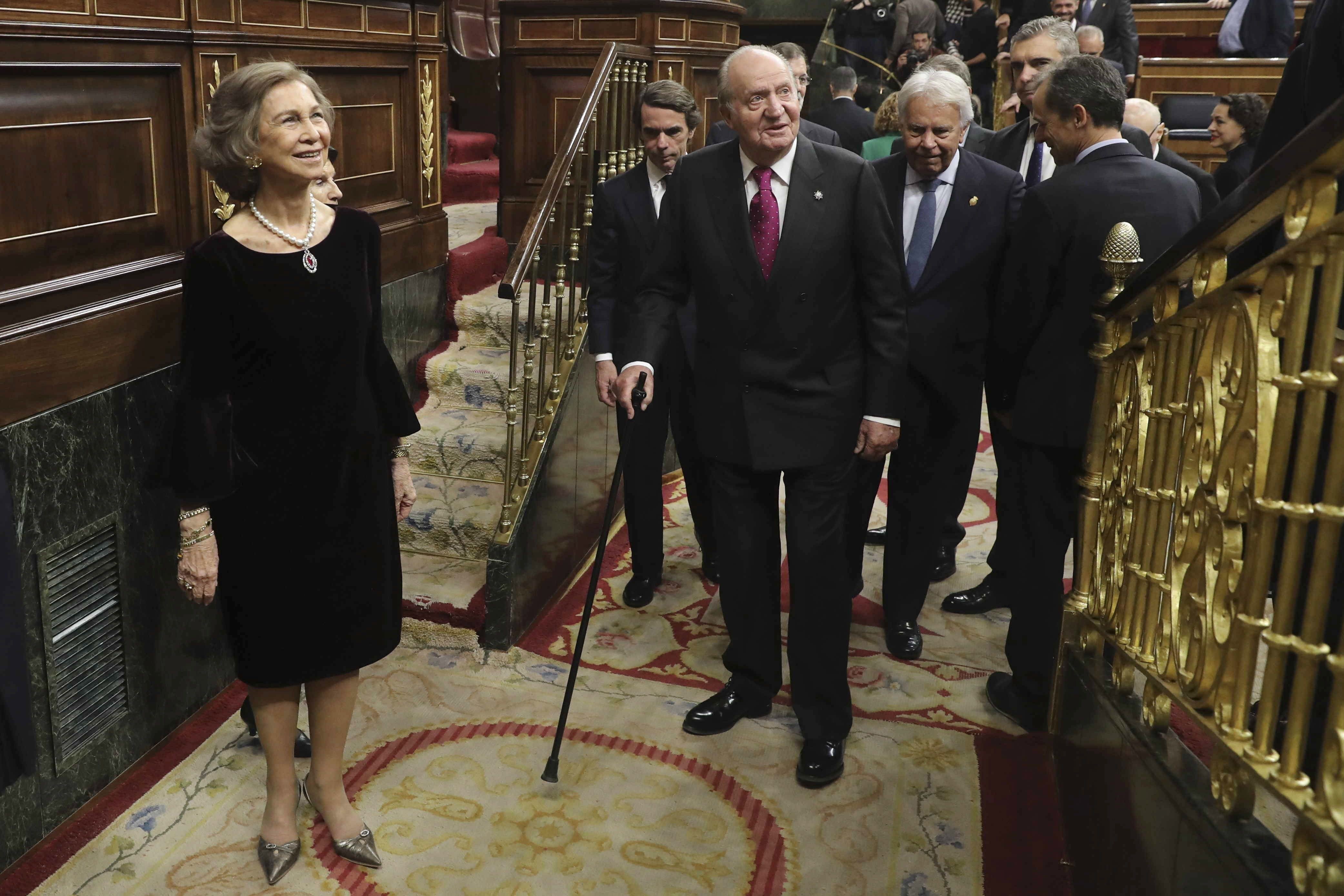 Reconocimiento. Don Juan Carlos recibió el pasado 6 de diciembre el homenaje del Congreso en el aniversario de la Constitución.