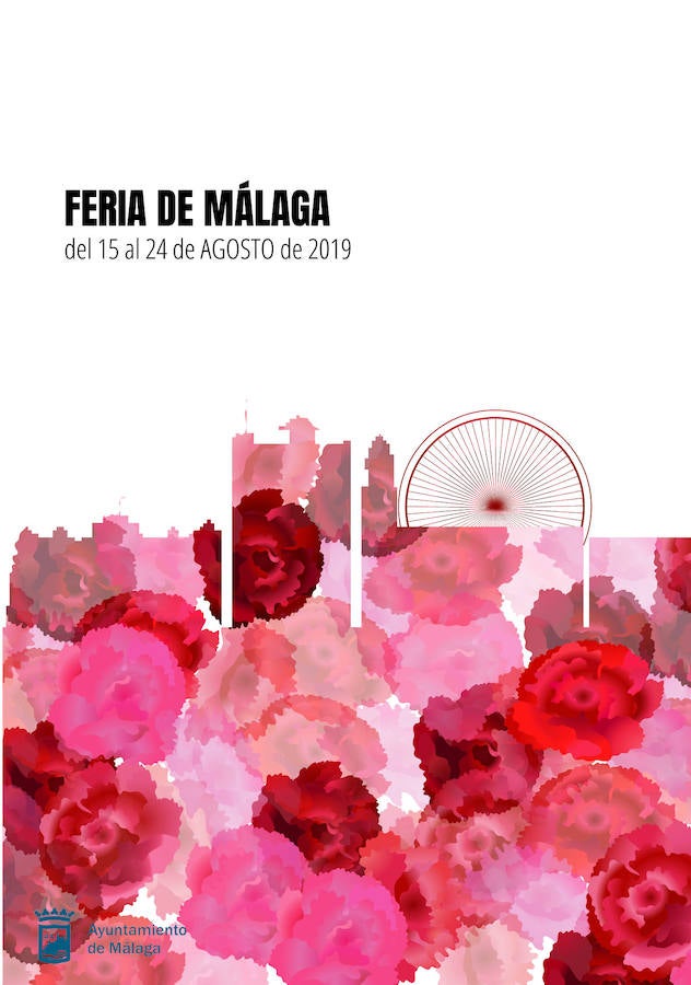 Cartel 'Málaga flor y feria'.