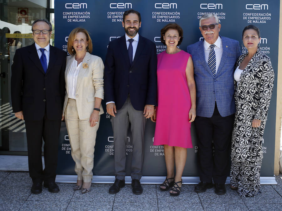 Javier Tudela, Begoña Medina, Daniel Pérez, Martín Aguilar, Lorena Doña y Rosa del Mar Rodríguez