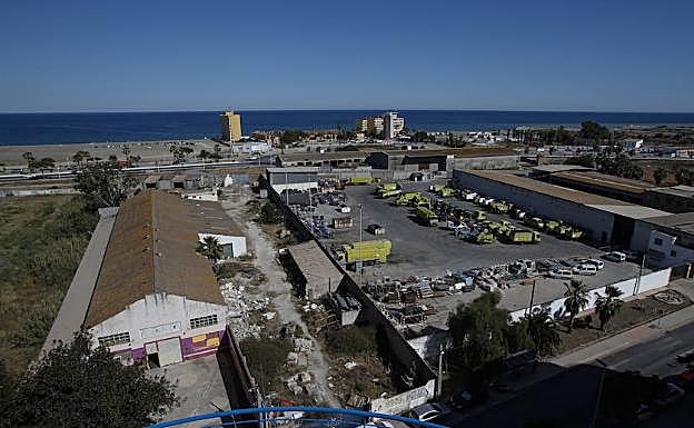 Instalaciones de Limasa en la zona de La Térmica. 