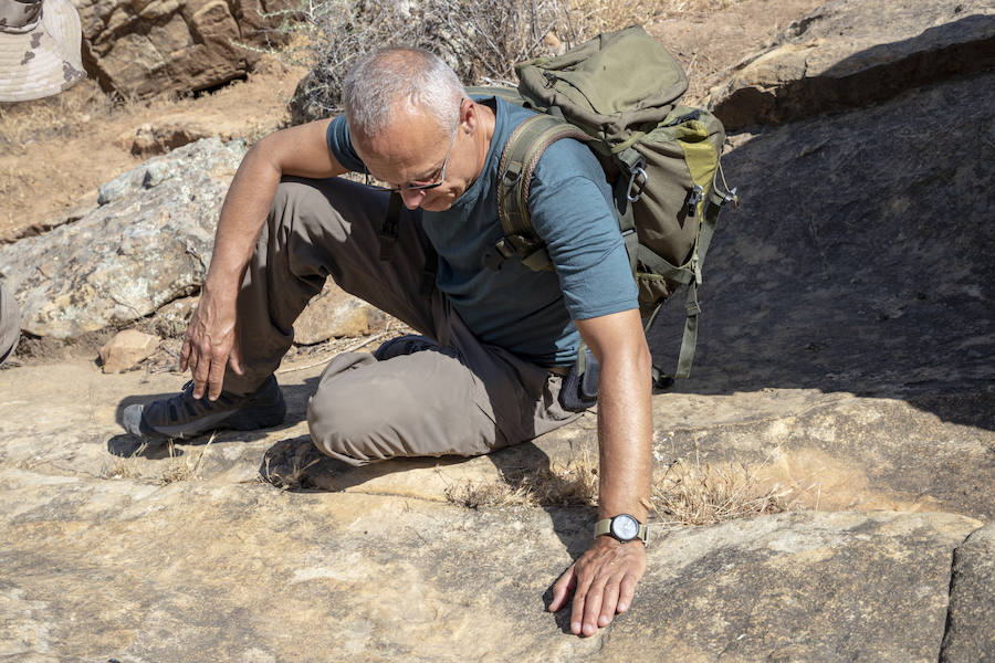 Fotos: Gerard Gierlinski, en su visita a Álora