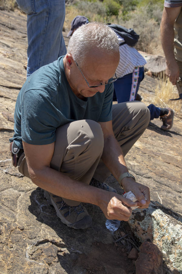 Fotos: Gerard Gierlinski, en su visita a Álora