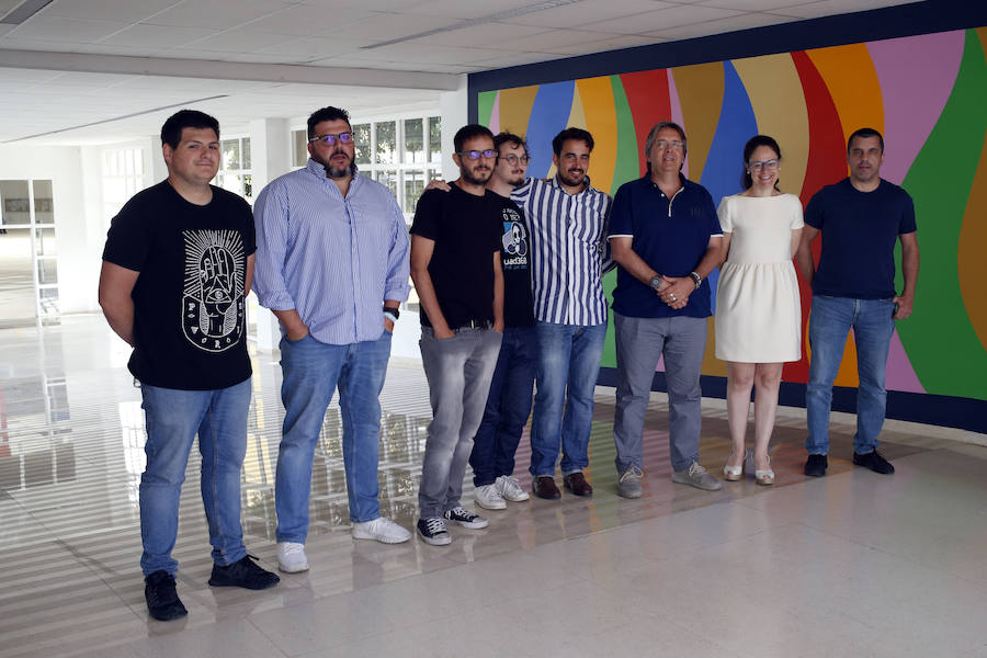 Organizadores y ponentes del congreso. 