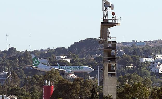 Torre de Canal Sur en Málaga. 