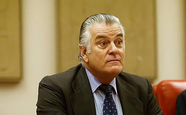 El extesorero del PP, Luis Bárcenas, en una comparecencia en el Congreso. 
