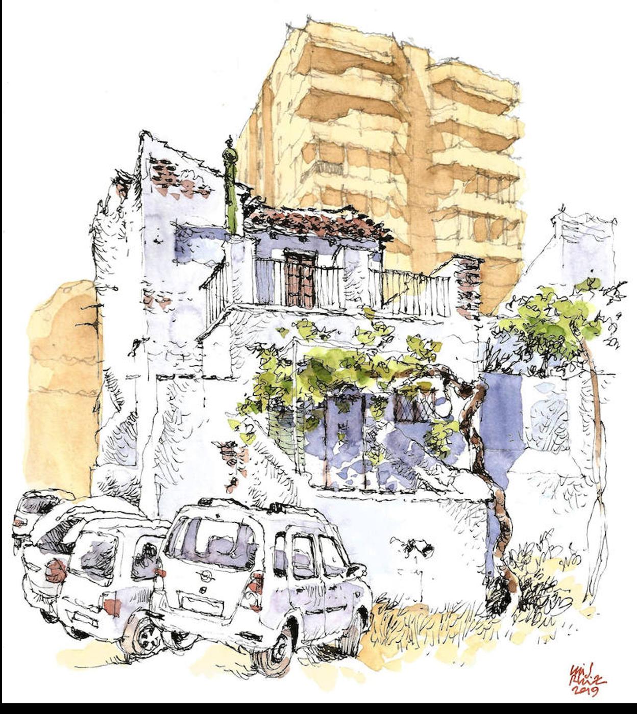 Málaga a trazos: Calle Bolivia