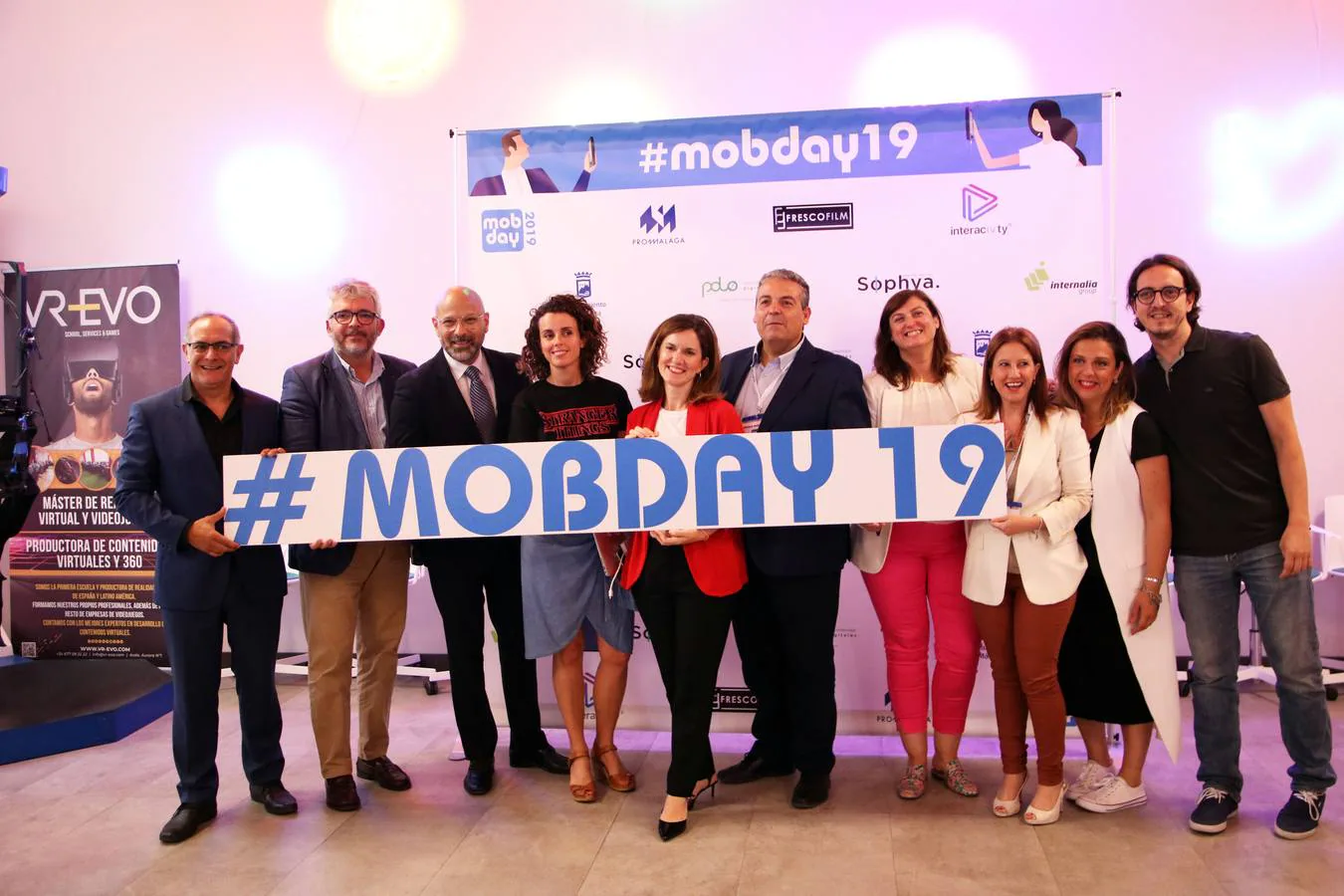 Mobile Day celebra su cuarta edición en el Polo Digital. Organizadores y ponentes de MOBDAY19.