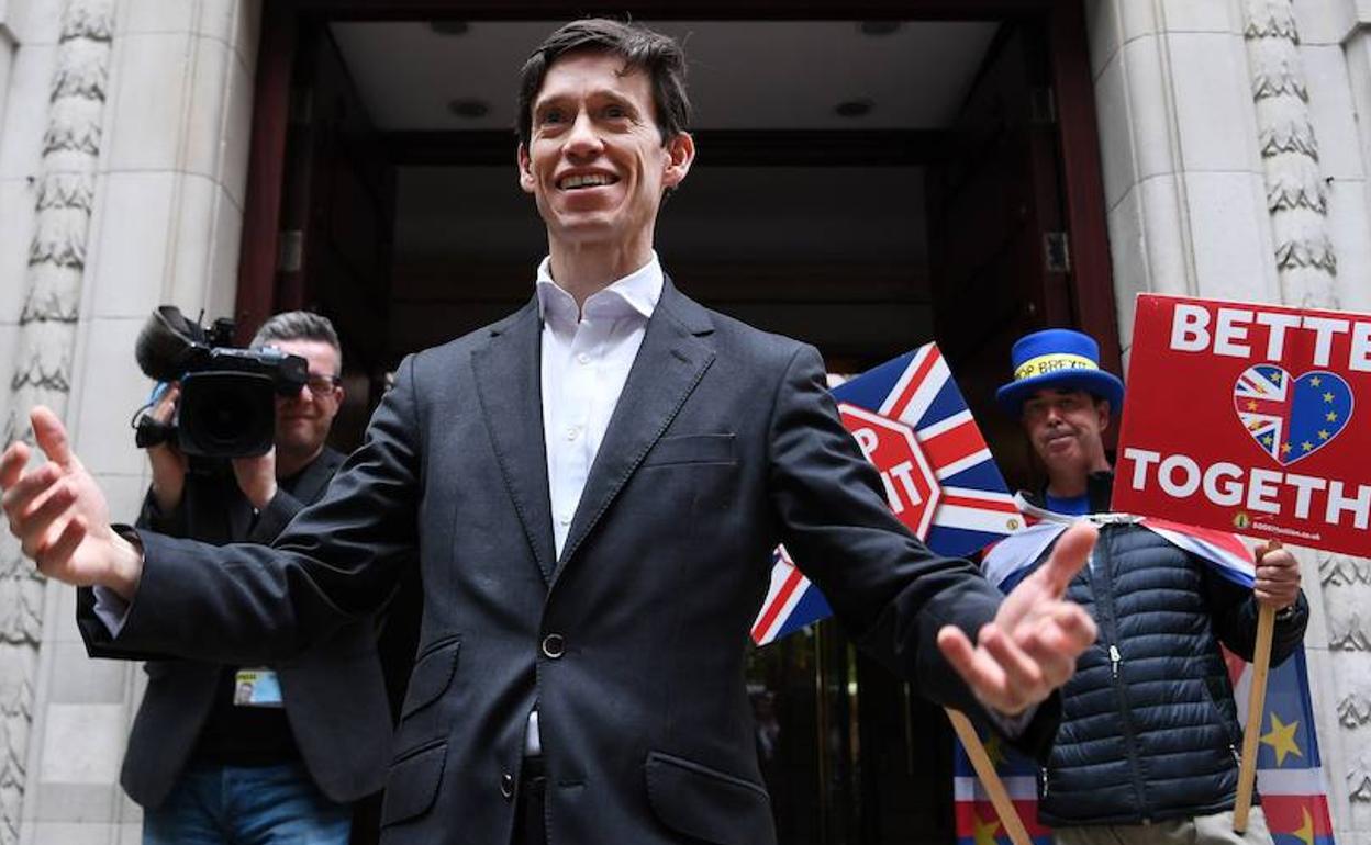 El ministro de Desarrollo Internacional británico y candidato a liderar el Partido Conservador, Rory Stewart. 