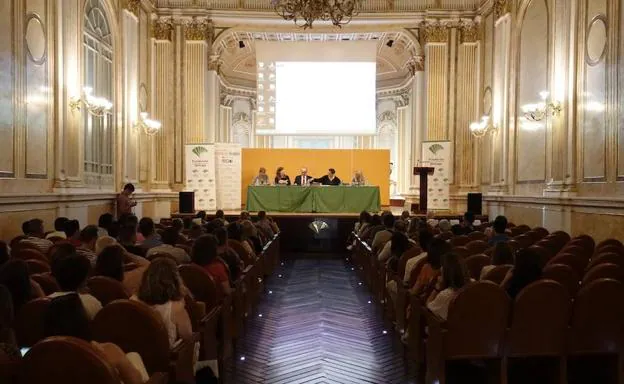 Imagen del acto celebrado en la Sala Unicaja de Conciertos María Cristina